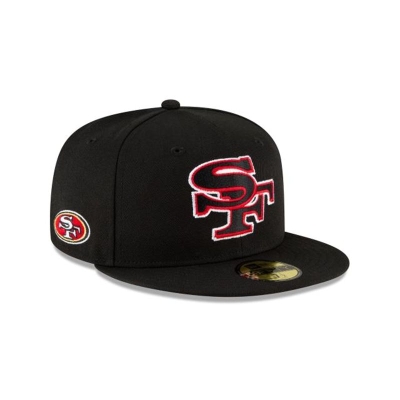 Sapca New Era San Francisco 49ers NFL Logo Mix 59FIFTY Fitted - Rosii